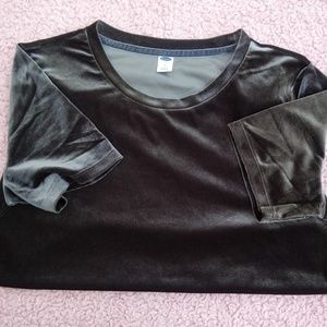 Grey Velvet Old Navy Shirt